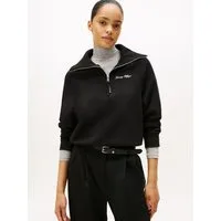 Tommy Hilfiger Sweatshirt CLASSIC SCRIPT FLEECE HALF-ZIP