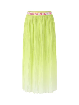 Marc Cain Sports - Luftiger Midi-Rock Rethink Togehter sunny lime new - Gr. - 36