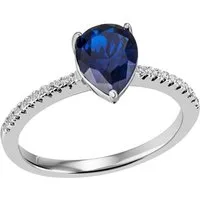 Firetti Fingerring Schmuck Geschenk Silber 925 Silberring Tropfen, mit Zirkonia (synth)