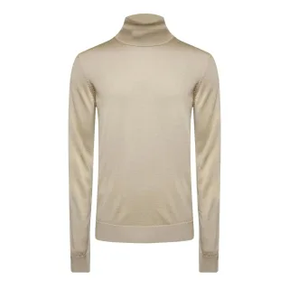 Hugo - "San Thomas" Sweatshirt für Herren, Rollkragen (Cremefarbe)