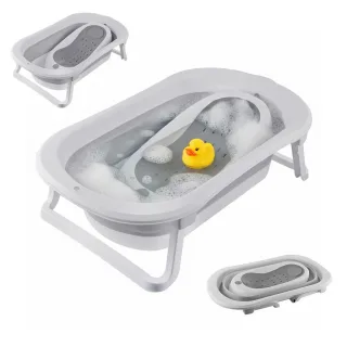 Relaxdays Babybadewanne, Mehrfarbig, Kunststoff, 79x21x49 cm, Baby on Tour, Kinderwagen, Kinderwagen-Zubehör, Babywanne Kinderwagen