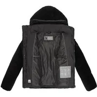 Marikoo Winterjacke Kaguraa warme Teddyfell Sherpa Jacke