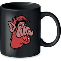 Blondie & Brownie Tasse Alf Tasse Retro Kult Comic Print Becher TV Serie Fanmotiv Keramik Mug, 1-tlg., Keramik, Alf Tasse Retro Kult Comic Print Motiv