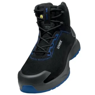 uvex 1 x-craft Sicherheitsschuh Stiefel S2, schwarz/blau schwarz/blau 48 - 6815848