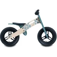 Hauck Laufrad Balance N Ride - Turtle 12 Zoll, Holz Lauflernrad mit Lufträdern & verstellbarem Sitz ab 18 Monate