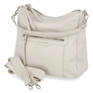 Fräulein Frida Schultertasche - Gr.  - Beige - Synthetik