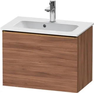 Duravit D-Neo Waschtischunterbau wandhängend Nussbaum Matt 610x372x440 mm - DE4268004790000 DE4268004790000