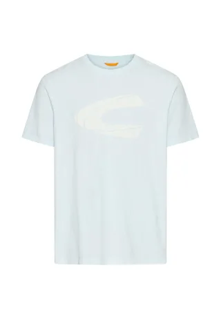 camel active - T-Shirt mit reflektierenden Details airy blue - Gr. - M