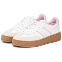 Tommy Jeans THE GREENWICH EDGE FLATFORM Plateausneaker, Freizeitschuh, Halbschuh, Schnürschuh mit Logoschriftzug