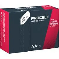 Procell Alkaline Constant Power AA, 1,5V, Batterie 10 Stück, AA Mignon