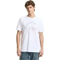 TOM TAILOR Denim Kurzarmshirt mit Logo-Print