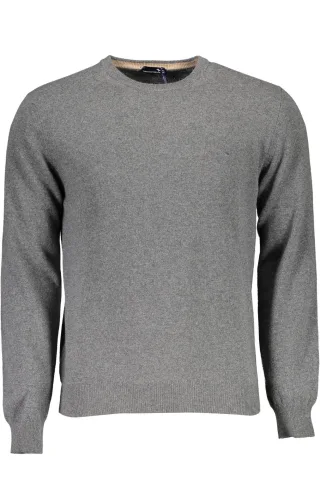 Rundhals-Pullover im lässigen Stil