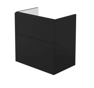 Neuesbad Waschbecken CABINET, ohne TOP, 600x385x600MM, Schwarz NB1DESTUNU611