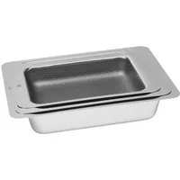 WMF Auflaufform Profi Resist Auflaufform-Set, 3-teilig, 3-Schicht-Material: Innenseite Cromargan® Edelstahl rostfrei 18/10, im Kern Aluminium, Außenseite Chromstahl, Ofenform beschichtet, Mehrschichtmaterial beschichtet, Wabenstruktur