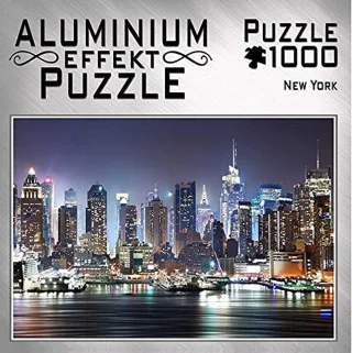 M.I.C. Gnther GmbH&Co.KG Aluminium Effekt Puzzle Motiv: New York 1.000 Teile