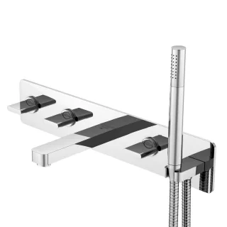 Steinberg Serie 230 5-Loch Wanne/Brause-Wandarmatur, 230.2692 2302692