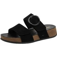 Tamaris WIDE FIT MultiAdjustable, comfortFit aus Leder Keilpantolette MultiAdjustable