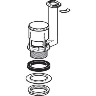 Geberit Typ 280 Bassin für Spülventil 241801001
