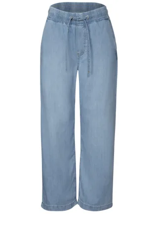 Street One - Wide Leg Jeans blau - Gr. - 26