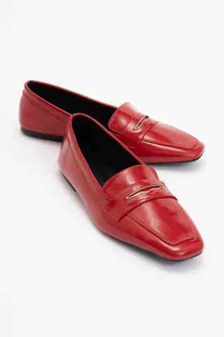 Iridessa Leder Flach Loafer Damen