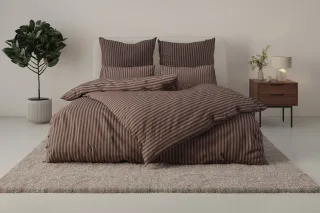 Bruno Banani Bettwäsche "Jassen" 2 moderne Bettwäsche aus Baumwolle, Bettwäsche mit Streifen-Design