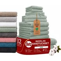 Betz Handtuch Set Betz 12 tlg. Handtuch Set Berlin, 100% Baumwolle (12 Teile, 12-St)