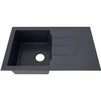 RESPEKTA Granitspüle respekta Granitverbundspüle Alinéo 81 x 50 cm 81 x