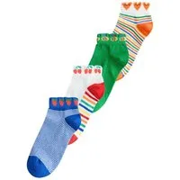 Next Basicsocken Sneaker-Socken mit hohem Baumwollanteil, 4er-Pack (4-Paar)