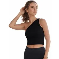 SF Women Crop-Top 1er/2er Pack Damen Stretch Crop Top mit Single-Träger – bauchfrei (1-tlg) Slim Fit Gr. XS bis XXL