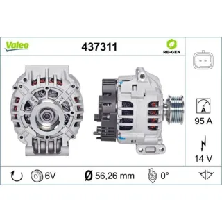 Valeo Lichtmaschine Dacia Renault 437311