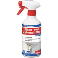 baufan® Algen- und Schimmel-STOP chlorfrei 500 ml Grünbelagsentferner Schimmelentferner (effektiven Entfernung von: Schimmel,Algen & Grünbelägen)