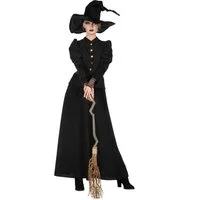 Metamorph Hexen-Kostüm Gothic Witch - Hexenkleid Karneval Faschingskostüm, Züchtig geschnittenes Kleid für Hexen und gestrenge Damen
