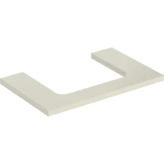 Geberit ONE Waschtisch-Platte, Ausschnitt mittig, für Aufsatzwaschtisch 505282004