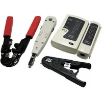 LogiLink Crimpzange LogiLink WZ0012 Netzwerk Werkzeug-Set