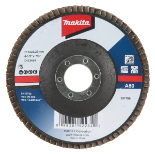 Makita Fächerschleifscheibe 115mm A80 - D-63454