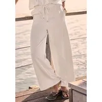 Venice Beach Sweathose mit weitem, lockeren Bein aus softer Strukturware, weite Schlupfhose, casual, luftig