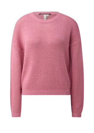 Q/S designed by - Strickpullover pink - Gr. - S