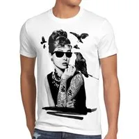 style3 T-Shirt Audrey Tattoo hepburn tatoo rockabilly star film punk rock holly