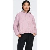 ONLY Steppjacke ONLMIKI HOOD QUILT JACKET CC OTW mit seitlichem Kordelzug am Saum