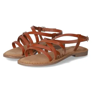 LAZAMANI Sandalen  Braun - Gr. 37 -  Echt Leder