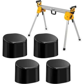 Upgraded Replacement Leg Feet for Dewalt DWX723 DWX724 DWX725 Miter Saw Stand High Quality Rubber Thickened Base Wear Re