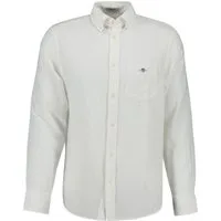 Gant Businesshemd Herren Hemd 1er Pack Leinen