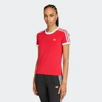 adidas Originals T-Shirt 3-STREIFEN SLIM sanft anliegende Passform, ohne Verschluss, für sportlichen Look