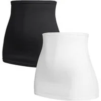 Herzmutter Bauchband Tube-Nierenwärmer - 2er-Set - Baumwolle - Shirtverlängerung
