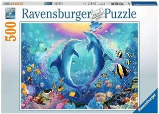 Ravensburger Puzzle 14811 - Tanz der Delphine [500 Teile]
