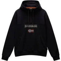 Napapijri Kapuzensweatshirt BURGEE mit Kängurutasche, aus Baumwollmischung, Regular Fit