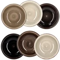 MamboCat Suppenteller 6er Set Suppenteller Grey 21,5cm