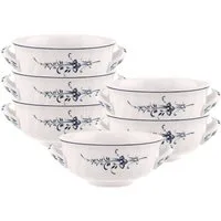 Villeroy & Boch Suppenteller Vieux Luxembourg Suppentassen 260 ml 6er Set, (6 St)
