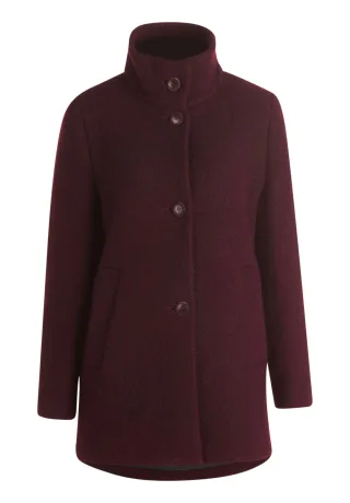 Betty Barclay - Wollmantel Dark Aubergine - Gr. - 36