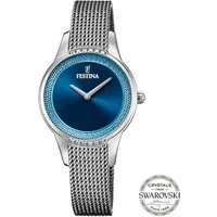 Festina Quarzuhr Mademoiselle F20494/2, Armbanduhr, Damenuhr, Edelstahlarmband, Ø 30 mm